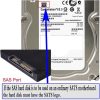 JUNSUNMAY SAS 22 Pin to 7 Pin + 15 Pin SATA Hard Disk Drive Raid Adapter - Image 7