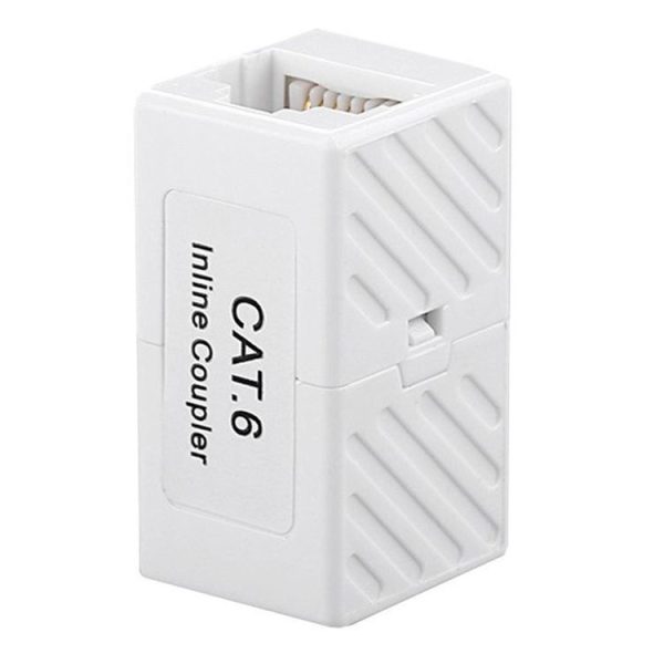 2 PCS JUNSUNMAY RJ45 Female to Female In Line Coupler Cat6 Cat5e Cat5 Ethernet Cable Extender Adapter - Image 4