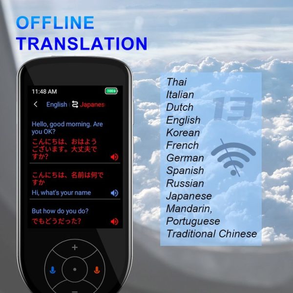 V600 Offline Photography Voice Translator Smart Portable 137 Languages Real Time Translator - Image 4