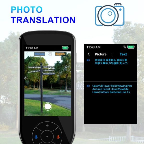 V600 Offline Photography Voice Translator Smart Portable 137 Languages Real Time Translator - Image 5