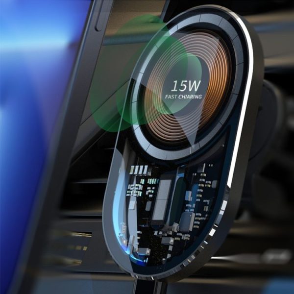 T10 15W Transparent Car Magnetic Wireless Charger - Image 4