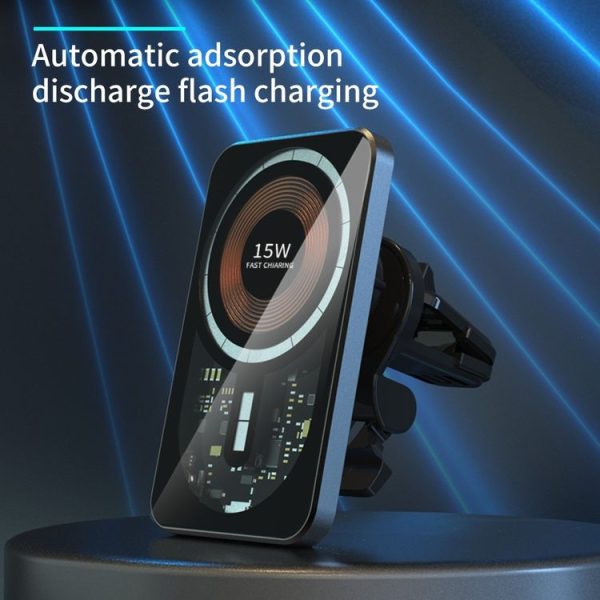 T11 Car Air Vent Mount Magnetic Wireless Charger - Image 2