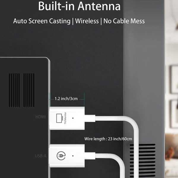 Wireless HDMI Transmitter and Receiver Kit, HDMI Wireless Extender Adapter, 1080P 60fps Video Audio Projecting for PC, Laptop, Camera to HDTV / Projector - Image 7