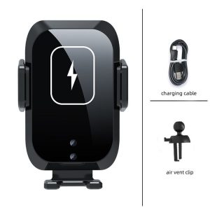 X11 Three Axle Linkage 15W Smart Touch Automatic Retractable Clip Fast Charging Wireless Car Chargers, Specification: Standard Configuration