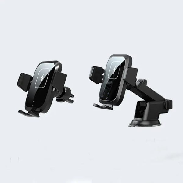 X11 Three Axle Linkage 15W Smart Touch Automatic Retractable Clip Fast Charging Wireless Car Chargers, Specification: Standard Configuration - Image 4