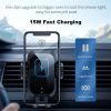 X11 Three Axle Linkage 15W Smart Touch Automatic Retractable Clip Fast Charging Wireless Car Chargers, Specification: Standard Configuration - Image 7