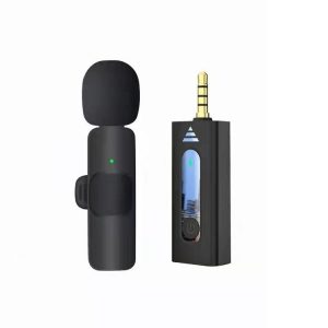 One by One Lavalier Wireless Noise Reduction Microphone for Phone / Camera / Laptop / MacBook with 3.5mm Receiver