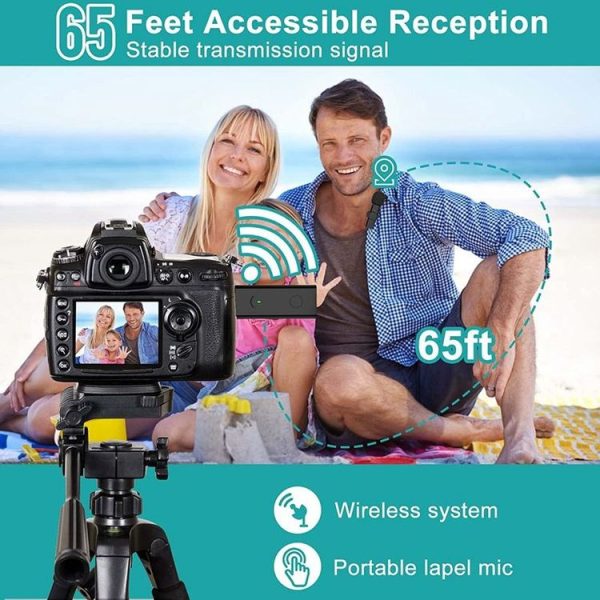 One by One Lavalier Wireless Noise Reduction Microphone for Phone / Camera / Laptop / MacBook with 3.5mm Receiver - Image 4