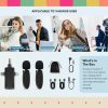 One by Two 3 in 1 Mini Wireless Lavalier Microphones for iPhone / Android / Camera with Noise Reduction Function - Image 11