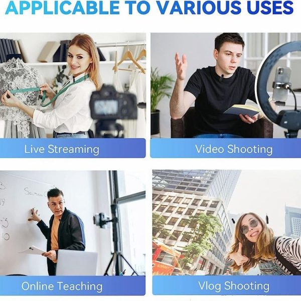 One by Two 3 in 1 Mini Wireless Lavalier Microphones for iPhone / Android / Camera with Noise Reduction Function - Image 6