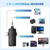 One by Two 3 in 1 Mini Wireless Lavalier Microphones for iPhone / Android / Camera with Noise Reduction Function - Image 7