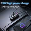 CS8 Black Bluetooth MP3 Play FM Transmitter Car Charger Rear Seat Extended Car Charger - Image 3