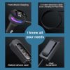 CS8 Black Bluetooth MP3 Play FM Transmitter Car Charger Rear Seat Extended Car Charger - Image 6