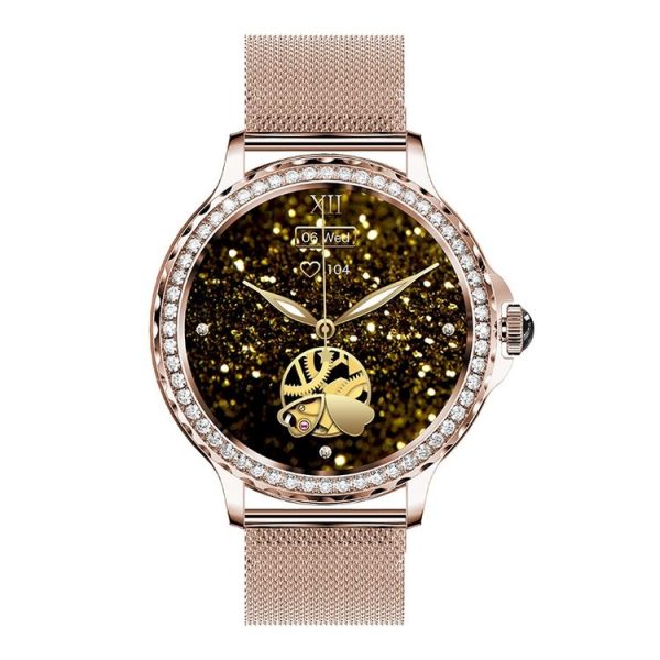 NX19 1.3 inch IP68 Waterproof Color Screen Smart Watch, Support Heart Rate / Blood Pressure / Blood Oxygen Monitoring (Gold) - Image 2