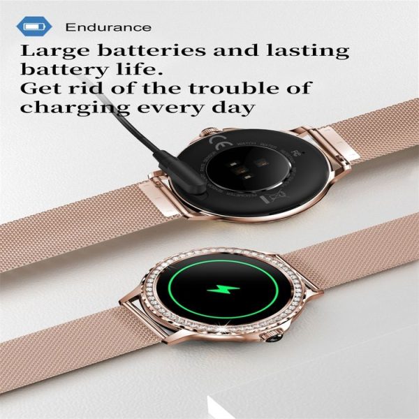 NX19 1.3 inch IP68 Waterproof Color Screen Smart Watch, Support Heart Rate / Blood Pressure / Blood Oxygen Monitoring (Gold) - Image 7