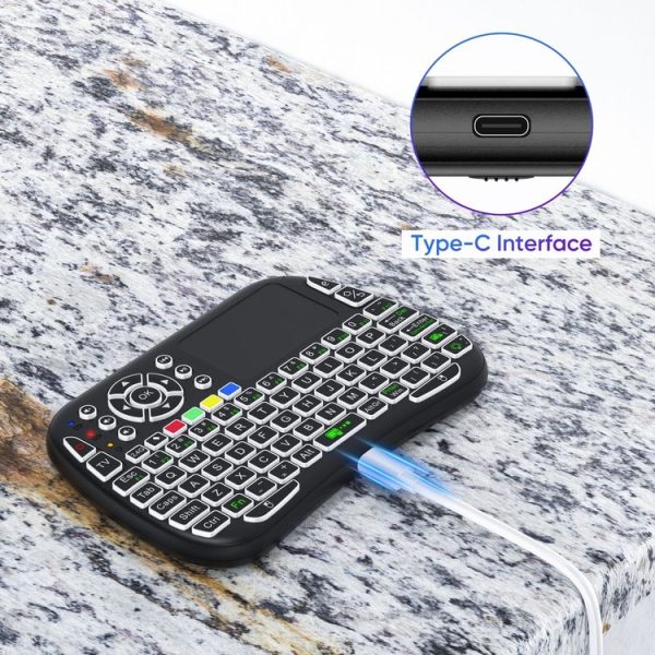 M9 Mini Wireless Keyboard Remote Control Mouse Keyboard Combo Support Touchpad Voice - Image 2