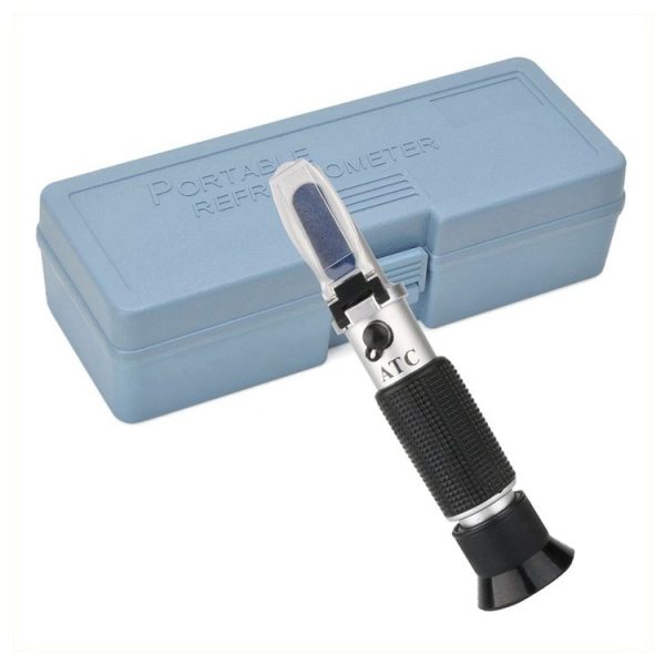 RZ120 Refractometer Beer Brix Wort Sugar Alcohol Specific Gravity Salinity Measurement Handheld Tool Specific Gravity Meter - Image 3
