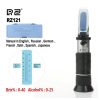 RZ121 Alcohol Refractometer Grape Wine Sugar Content 0~25% Alcohol Concentration 0~40% Brix Tester Meter ATC Handheld Tool - Image 2