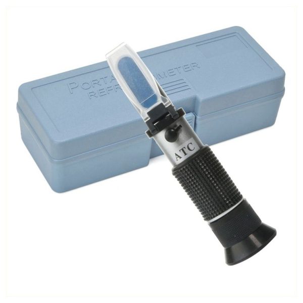RZ121 Alcohol Refractometer Grape Wine Sugar Content 0~25% Alcohol Concentration 0~40% Brix Tester Meter ATC Handheld Tool - Image 4
