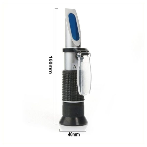 RZ121 Alcohol Refractometer Grape Wine Sugar Content 0~25% Alcohol Concentration 0~40% Brix Tester Meter ATC Handheld Tool - Image 5