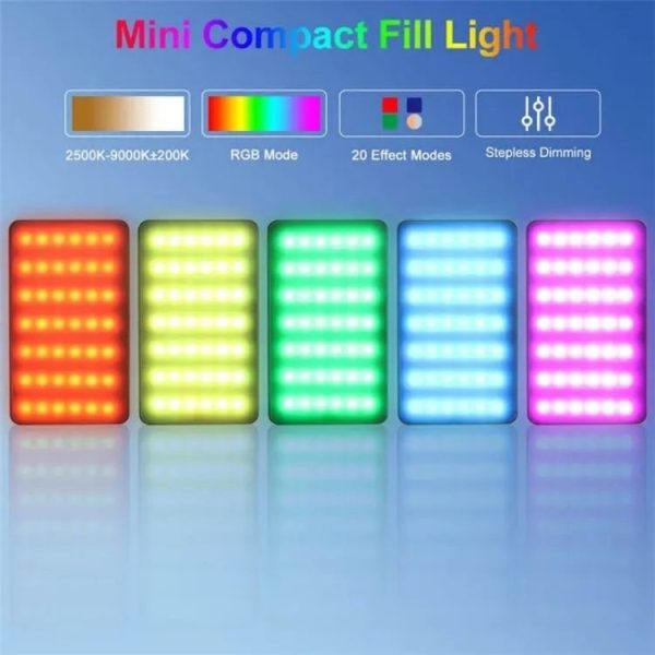 VLOGLITE W140RGB For Vlogging Photography LED Video Light Full Color RGB Camera Fill Light - Image 6
