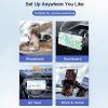 D40+105+K5 Carbon Fiber Texture Car Suction Cup Telescopic Arm Phone Holder Windshield Dashboard - Image 6