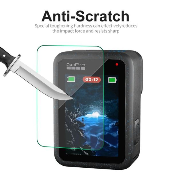 GoPro HERO12 Black ENKAY Hat-Prince 9H 0.2mm High Alumina-silicon Front & Back Camera Tempered Glass Film - Image 5