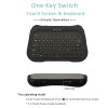 T18 Full Touch Screen 3 Colors Backlit Mute Mini Wireless Keyboard - Image 2