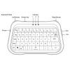 T18 Full Touch Screen 3 Colors Backlit Mute Mini Wireless Keyboard - Image 5