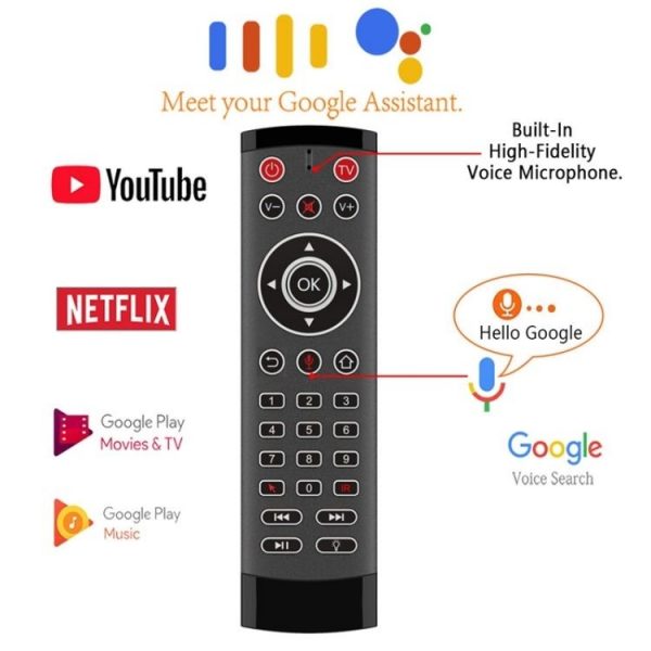 T1-PRO-L With IR Learning and Backlight Smart Wireless Air Mouse Remote Control - Image 4