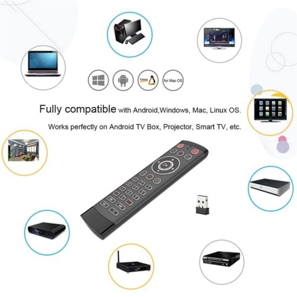 T1-PRO-L With IR Learning and Backlight Smart Wireless Air Mouse Remote Control - Image 6