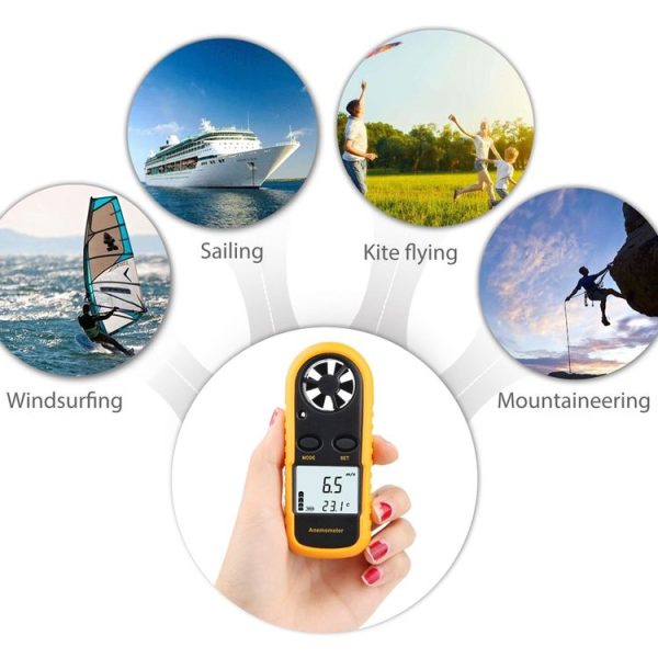 GM816 Handheld Digital Anemometer Wind Speed Meter - Image 2