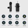 2 in 1 Wireless Lavalier Microphones for iPhone / Android - Image 12
