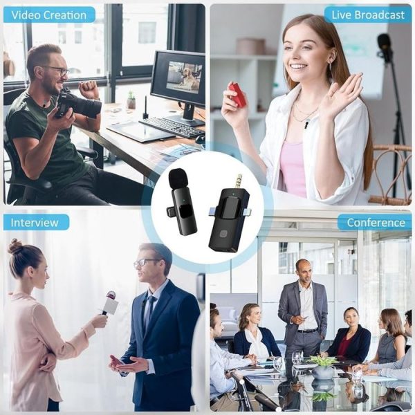 2 in 1 Wireless Lavalier Microphones for iPhone / Android - Image 13