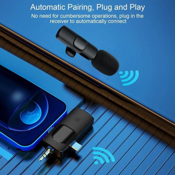 2 in 1 Wireless Lavalier Microphones for iPhone / Android - Image 6