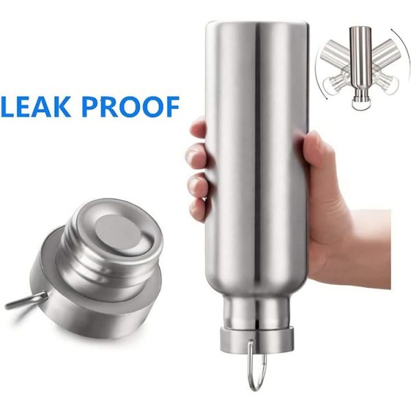 JUNSUNMAY 304 Stainless Steel Vacuum Bottle Wide Mouth Insulated Water Bottle, Capacity: 350ml - Image 6