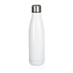 JUNSUNMAY 304 Stainless Steel Double-layer Vacuum Insulated Water Bottle, Capacity: 350ml (White)