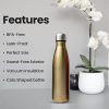 JUNSUNMAY 304 Stainless Steel Double-layer Vacuum Insulated Water Bottle, Capacity: 350ml (White) - Image 3
