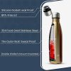 JUNSUNMAY 304 Stainless Steel Double-layer Vacuum Insulated Water Bottle, Capacity: 350ml (White) - Image 4