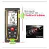 SNDWAY Double Horizontal bubble Rangefinder Laser Distance Meter Range Hand Tool Device SW- TG100 - Image 4