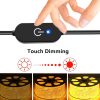 JUNSUNMAY DC 5.5mmx2.1mm LED Touch Inline Dimmer Switch Controller for Single Color, Length 30cm (Black) - Image 5