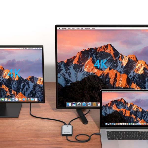WAVLINK WL-UTA02H Multi-Screen Extender Converter Thunderbolt 3 to Dual HDMI Adapter - Image 6