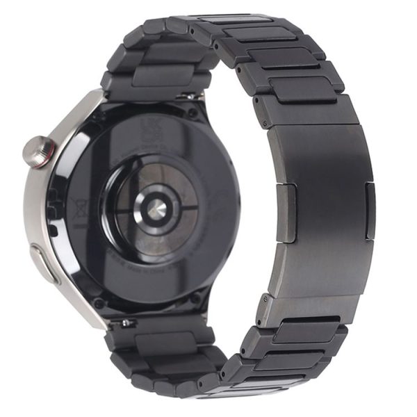 Huawei Watch GT4 46mm H-Shaped Folding Buckle Stainless Steel Metal Watch Band (Silver) - Image 5
