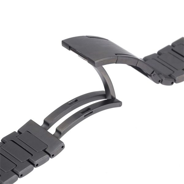 Huawei Watch GT4 46mm H-Shaped Folding Buckle Stainless Steel Metal Watch Band (Silver) - Image 7
