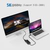 WAVLINK WL-UTA01D Type-C Thunderbolt 3 to Dual DisplayPort Adapter Splitter Converter - Image 6