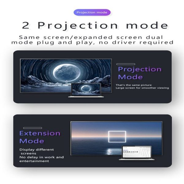 DP1.4 Male to Mini DP Female Adapter 8K 60Hz HD Video Transmission Expanding - Image 7