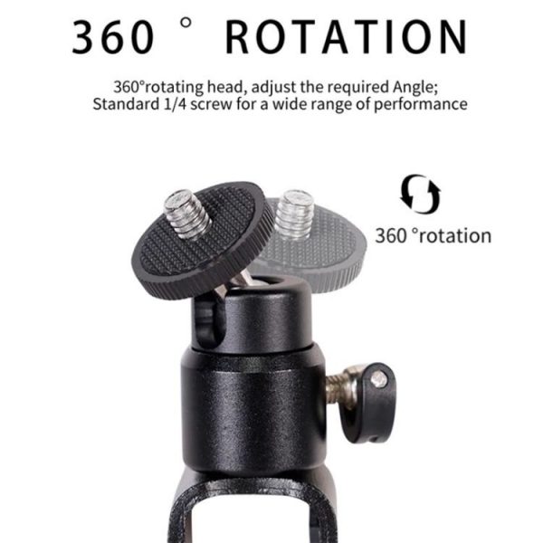 C038 For Live Broadcast Conference 1 / 4 Screw Aluminum Alloy Laptop Monitor Clip Fill Light Holder - Image 5