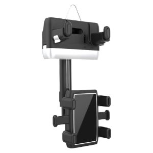 H23-8 New Multifunction Rearview Mirror Phone Holder Rotatable Retractable Phone Mount