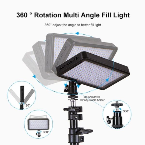 VLOGLITE W228 Dual Color Temperature Portable Photographic Fill Light High-Brightness Video Light - Image 3