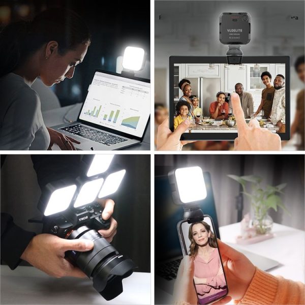 VLOGLITE W36 Mini Camera Phone Vlog LED Fill Light Portable Beauty Video Light - Image 6